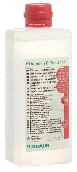 BRAUN Ethanol 70% Reinigungsalkohol   500ml