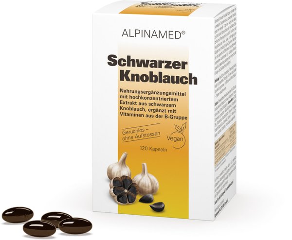 Alpinamed Schwarzer Knoblauch Blutdruck Kapseln 120 Stk