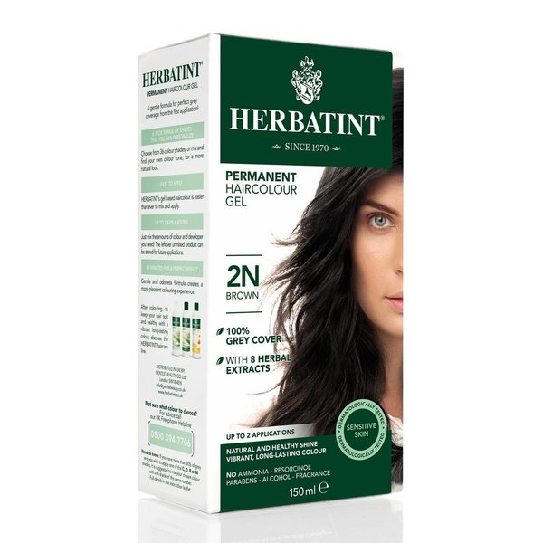 Herbatint Haarfärbegel 2N Braun 150ml