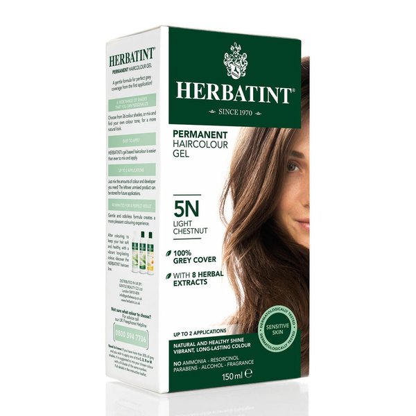 Herbatint Haarfärbegel 5N Helles Kastanienbraun 150ml