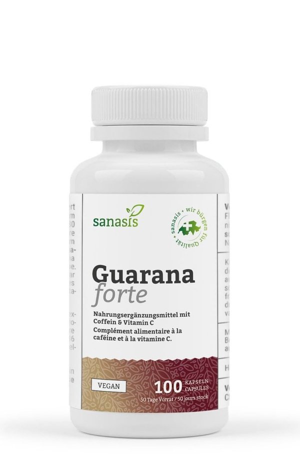 Sanasis Guarana Forte 100 Kapseln