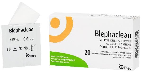 Blephaclean Kompresse steril 20 Stück