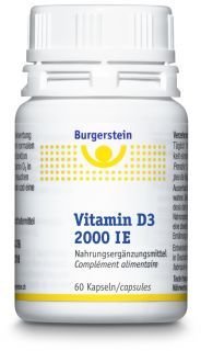 Burgerstein Vitamin D3 2000IE Kapseln 60 Stück