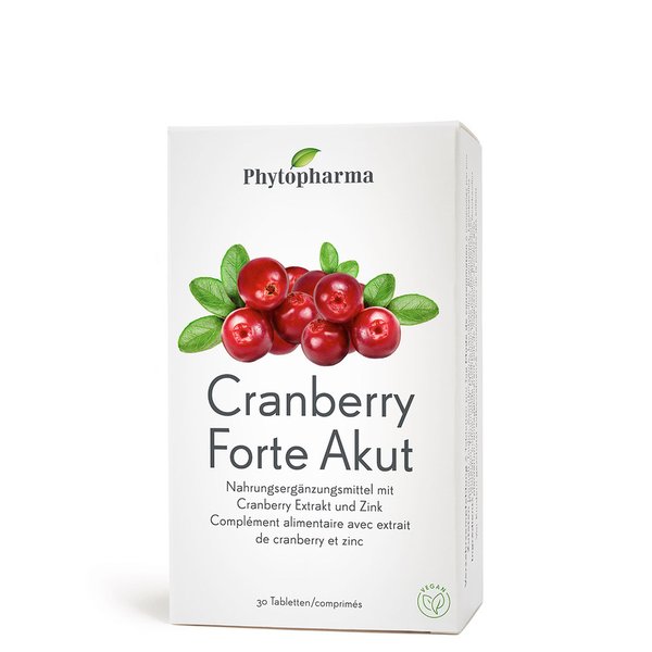 Phytopharma Cranberry Forte Akut Tabletten 30 Stück