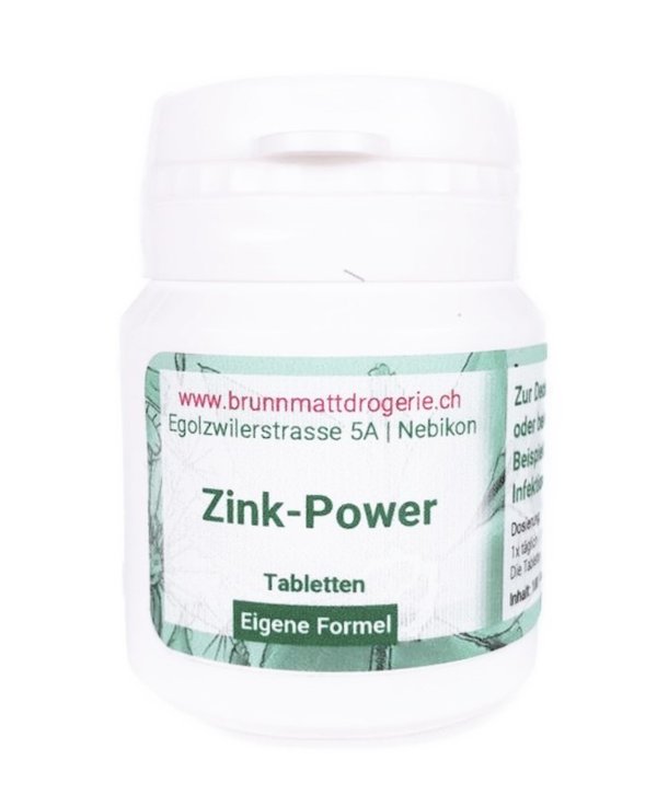 Zink Power 15mg 100 Tabletten Pick-Me-UP
