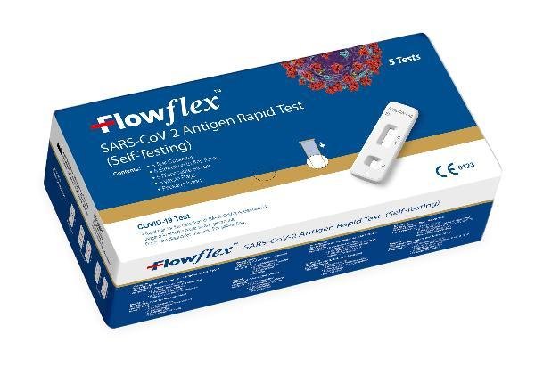 FLOWFLEX SARS-CoV-2 Antigen Rapid Test Corona Selbsttest 5 Stk.