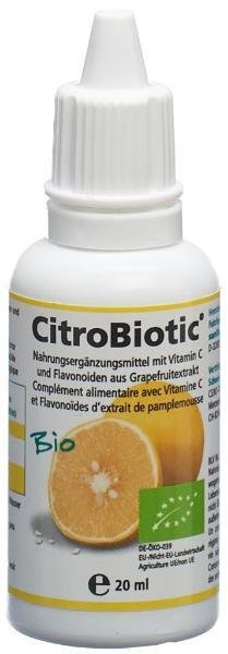 CITROBIOTIC Grapefruitkern Extrakt Bio 20 ml