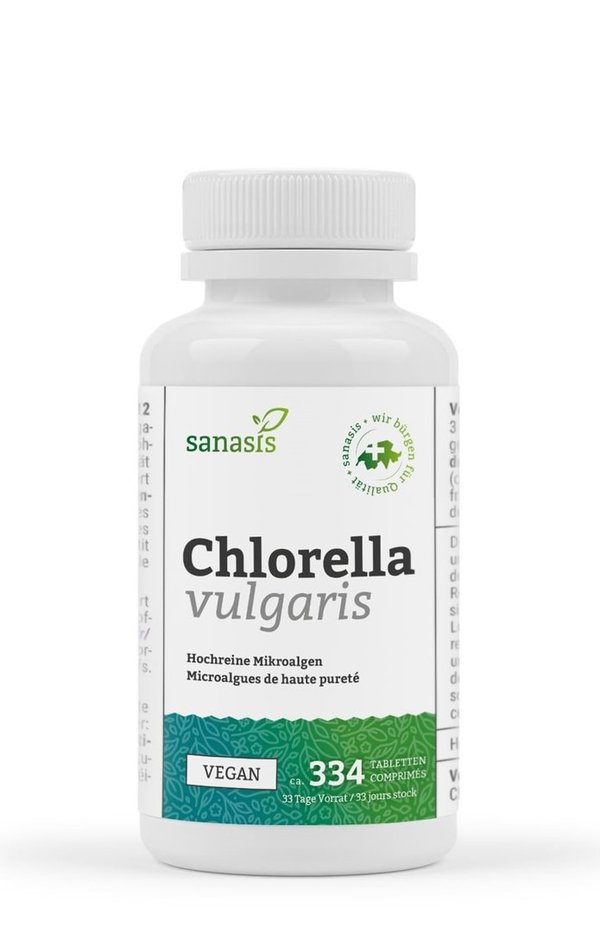 Chlorella Vulgaris Tabletten Vegan 100g