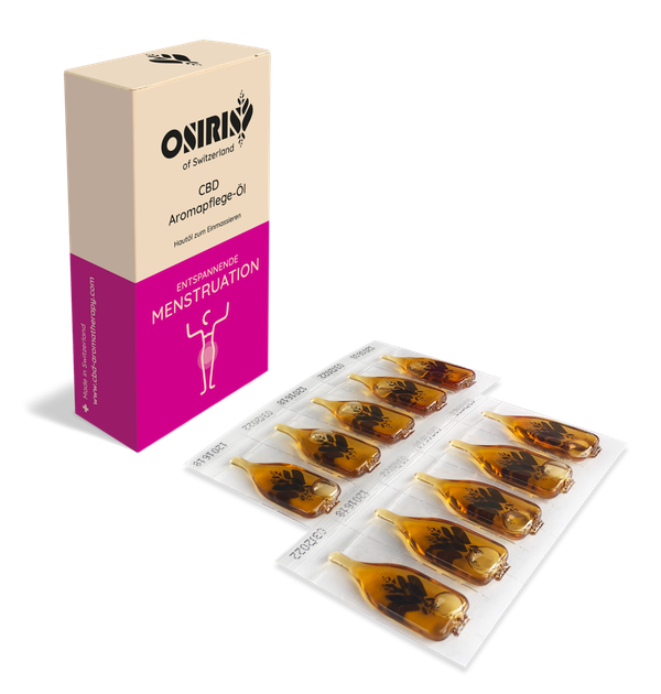 Osiris CBD Aromapflege-Öl entspannende Menstruation 10x1ml